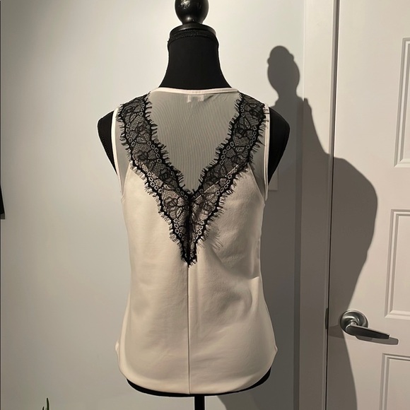 RW&CO. Black and Cream Fitted Tank Top - Picture 4 of 6